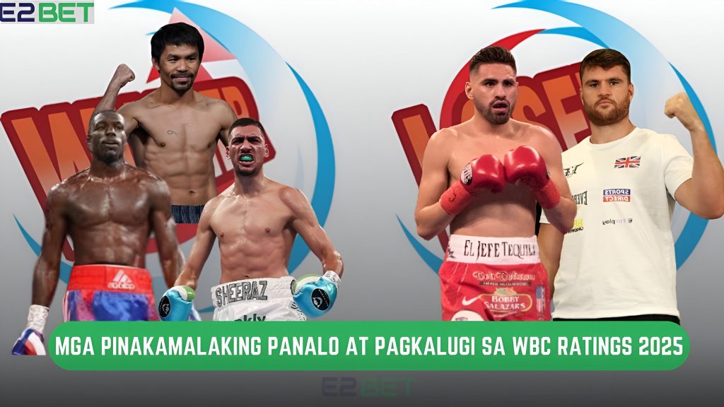 Mga Pinakamalaking Panalo at Pagkalugi sa WBC Ratings 2025