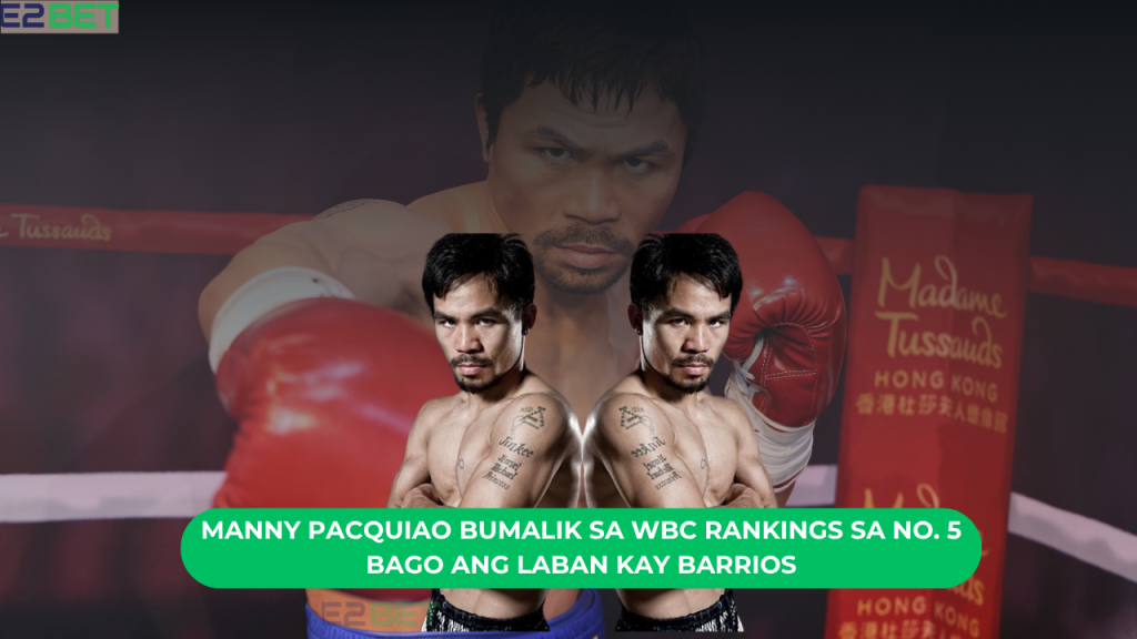 Manny Pacquiao Bumalik sa WBC Rankings sa No. 5 Bago ang Laban kay Barrios