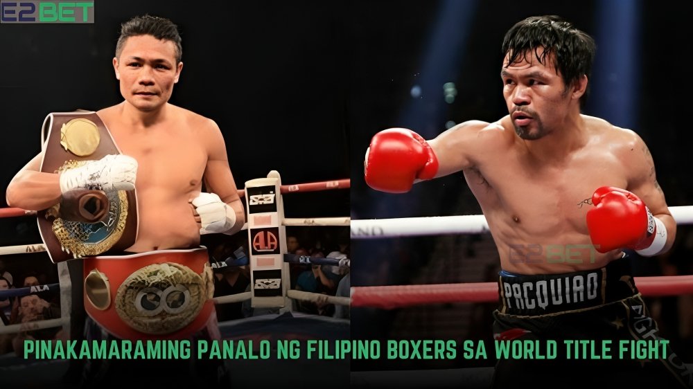 Panalo ng Filipino Boxers sa World Title Fight