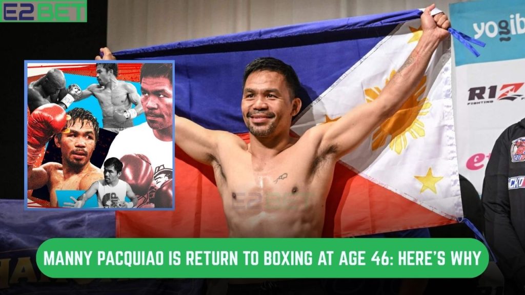 Manny Pacquiao is Return to Boxing